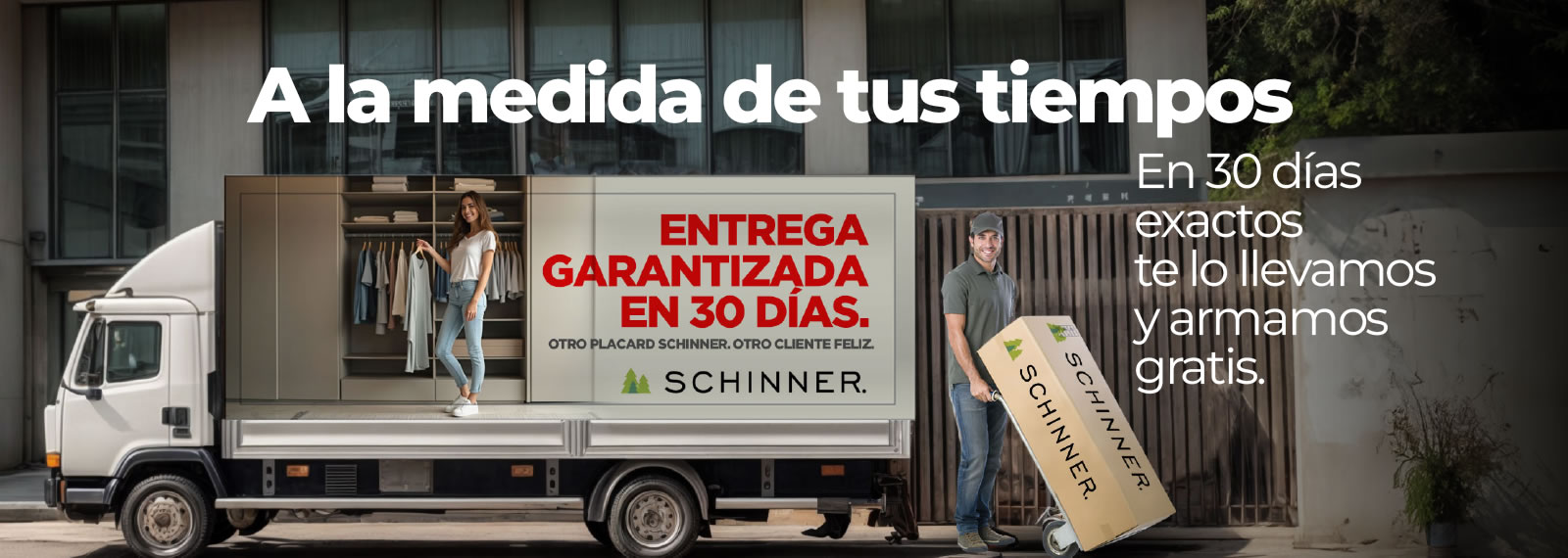 A la medida de tus tiempos — entrega garantizada en 30 días, te lo llevamos y armamos gratis
